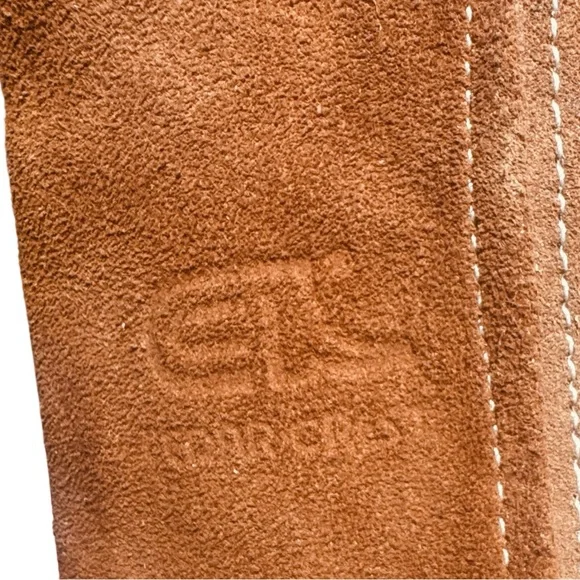 VTG NOS 70s Mens Boots Suede RARE Vulcan Brand NEVER WORN Sturdy Protect SZ 10.5 - Picture 10 of 11